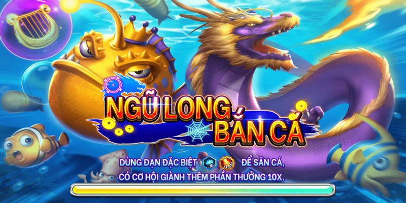 Bắn Cá Rồng - 5 Dragon Fishing - Bắn Cá Săn Rồng Khủng Tại ABC8