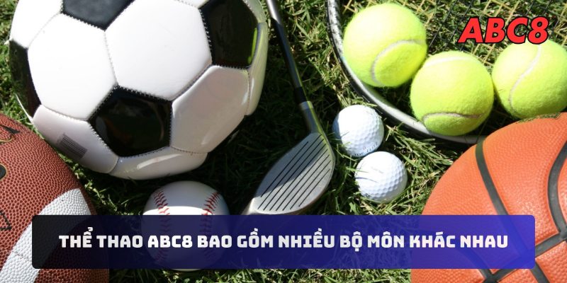 Thể Thao ABC8 bao gồm nhiều bộ môn khác nhau